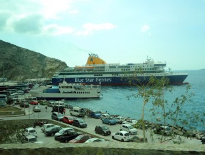 Santorini Hafen