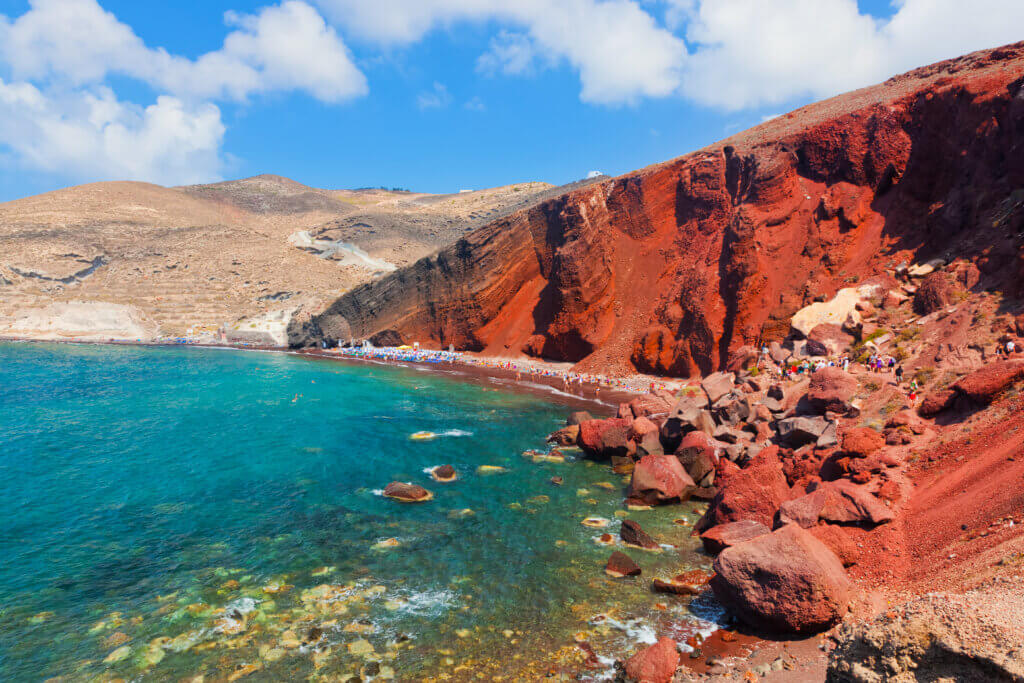 Roter Strand Santorini